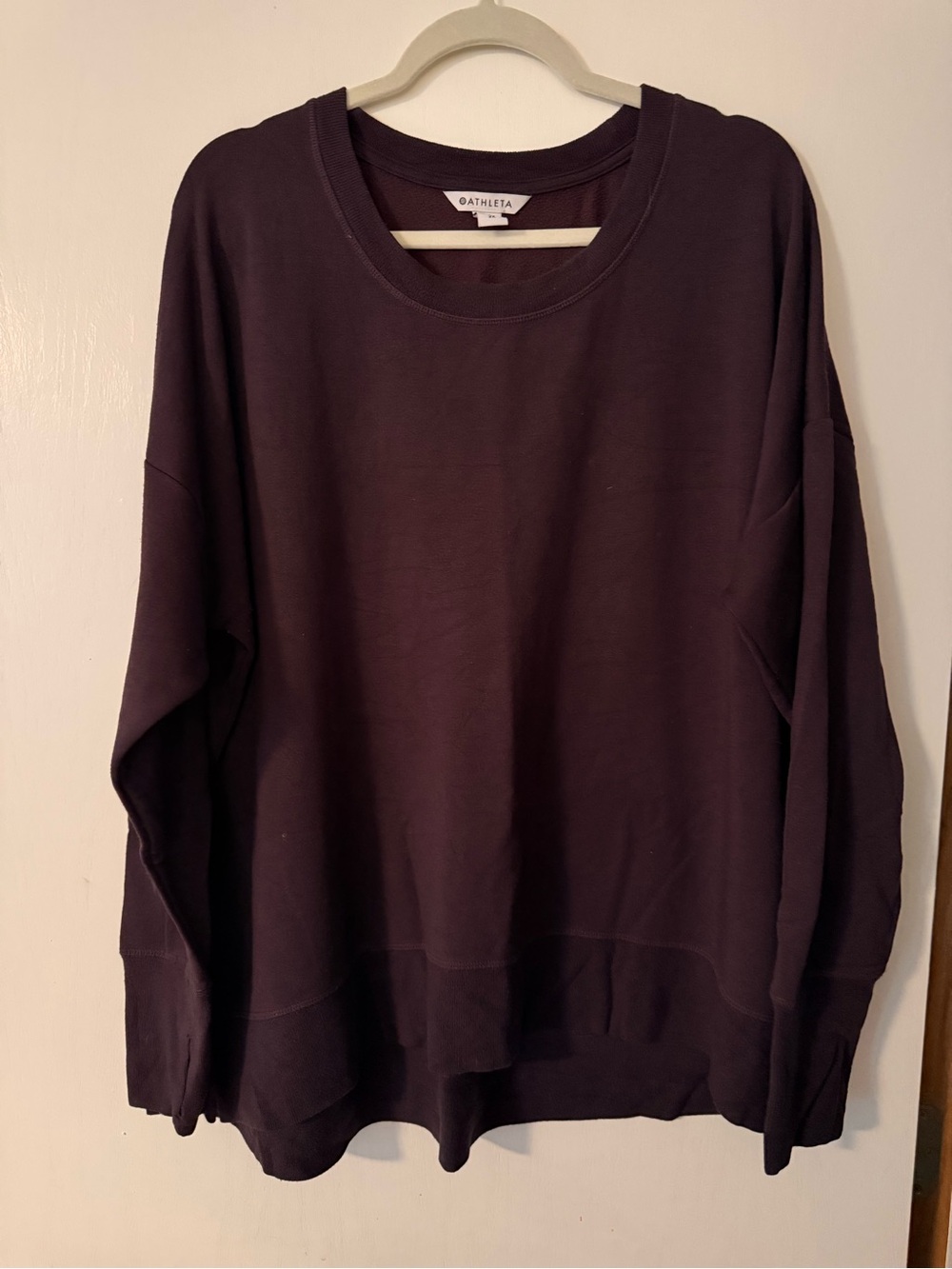 Athleta Plum Coaster Luxe Sweatshirt